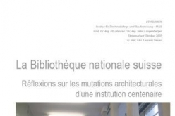 Bibliothèque nationale suisse Nationalbibliothek_Laurent_Sester